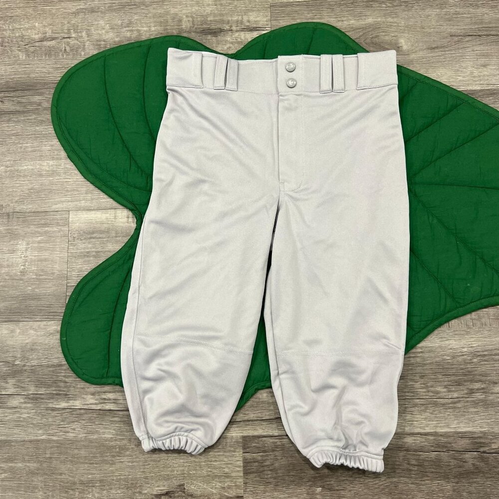 Champro Youth XL Light Gray Cropped Baseball Pants Knickers
